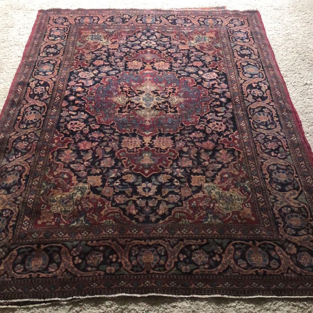 Ahmed Isfahan Antique Persian rug 4.8x6.7
